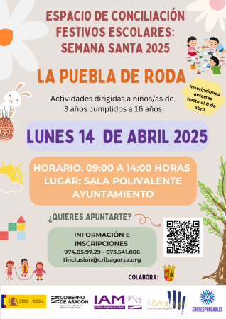 Espacio de conciliación. Semana Santa 2025