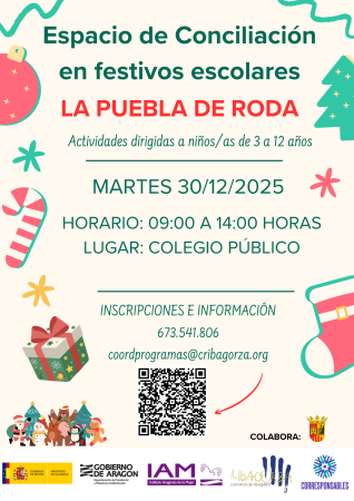 ACTIVIDAD INFANTIL NAVIDAD 2025 La Puebla de Roda